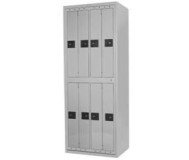 New Affordable Quick Ship Big Employee Lockers - side view