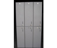 Used Medical And Employee Lockers - front view, closed doors