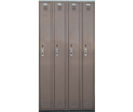 Brown metal lockers