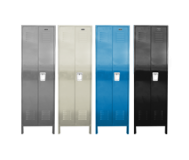 Executive Locker with Recessed Handle, Legs, & Louvers