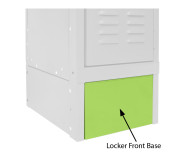 12" Front Base.  Lime Green