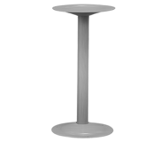 Bench Pedestal.  16-1/4" high.  Stainless Steel.  Free-Standing.