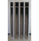 Single Tier Lockers, Front view, Open doors