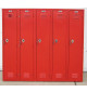 Used red school lockers