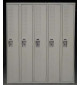 Sinlge Tier Locker, Closed Door, Front View