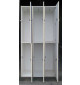 Used Gym, Rec Center Wood Lockers - front view, open doors