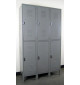 2-Tier Penco Lockers, Side view, Closed doors