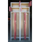 Used Two Person lockers, front view, open doors